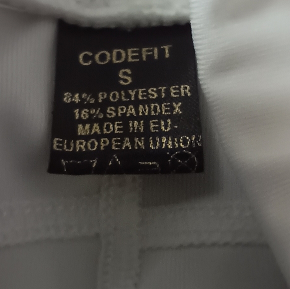 Yoga Pants With Pockets Size Small White High Waist Code Fit - Picture 5 of 6